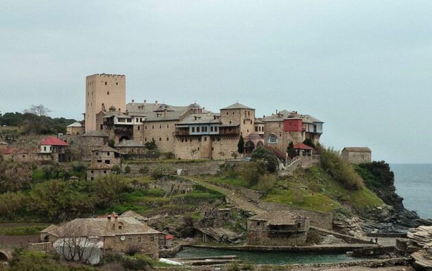 The Monastery of Pantokratoros (Greek: Παντοκράτορος, meaning “Almighty”) is one of the most striking monasteries on Mount Athos, Greece.