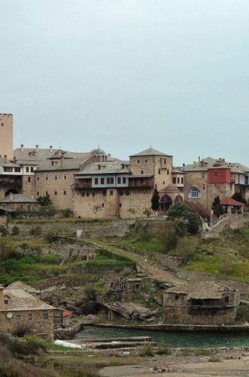 The Monastery of Pantokratoros (Greek: Παντοκράτορος, meaning “Almighty”) is one of the most striking monasteries on Mount Athos, Greece.